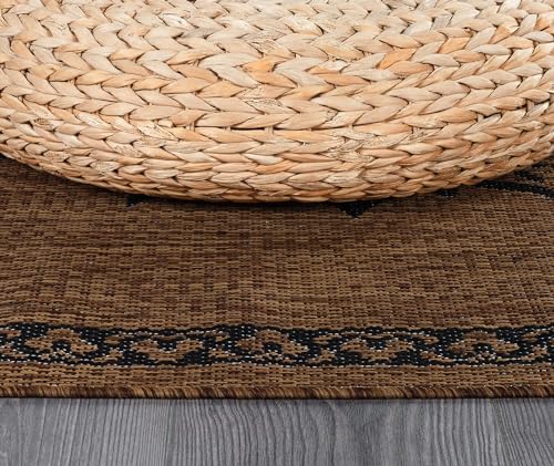 Outdoor Rug Modern Area Rugs for Indoor and Outdoor Patios (58.5 Sq Ft)