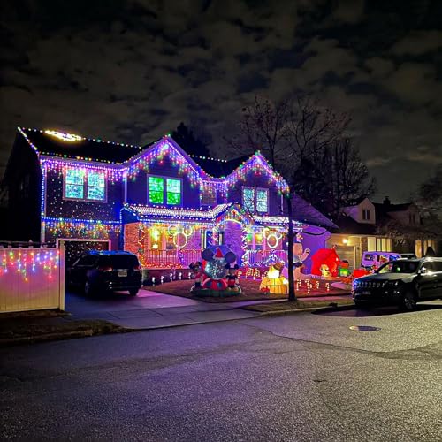 33ft Icicle Lights for Outside