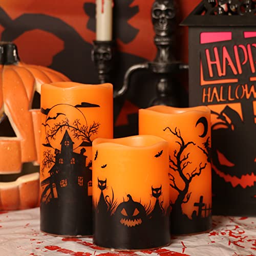 Halloween Candles with Timer (3 Count)