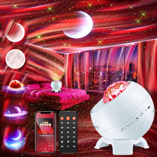 Galaxy Projector Northern Lights Projector with Bluetooth Speaker