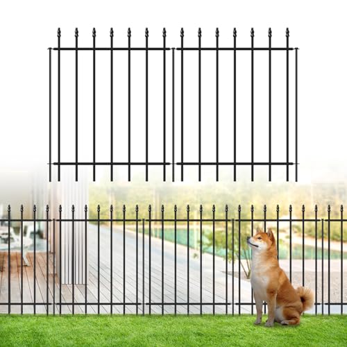 Decorative Metal Garden Fence 30" x 16'