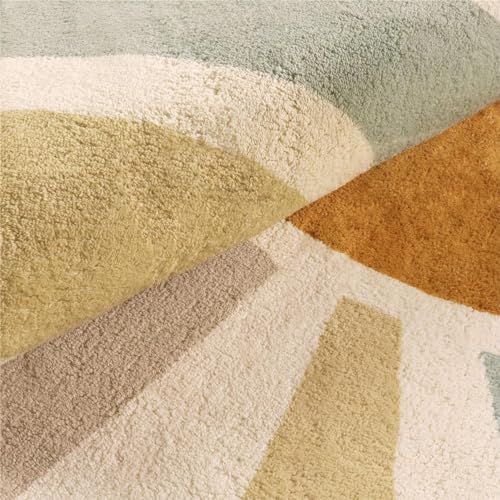 Boho Washable Rug 3'x5' Kids Area Rug for Playroom