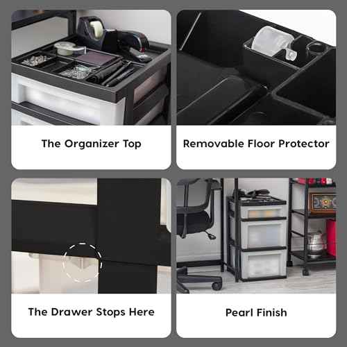 3 Drawer Storage Cart