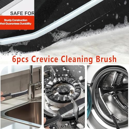 Commercial Grade Crevice Cleaning Brush Set (5 Count)