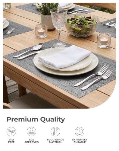 Grey Placemats (12 Count)