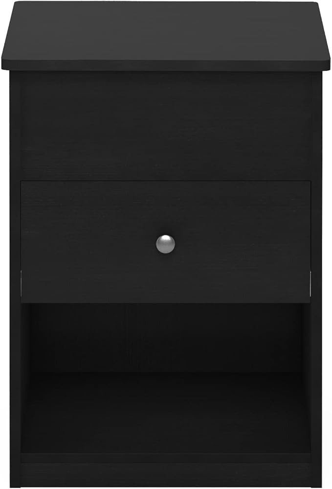 Furinno Jensen Lift Top Nightstand, Americano