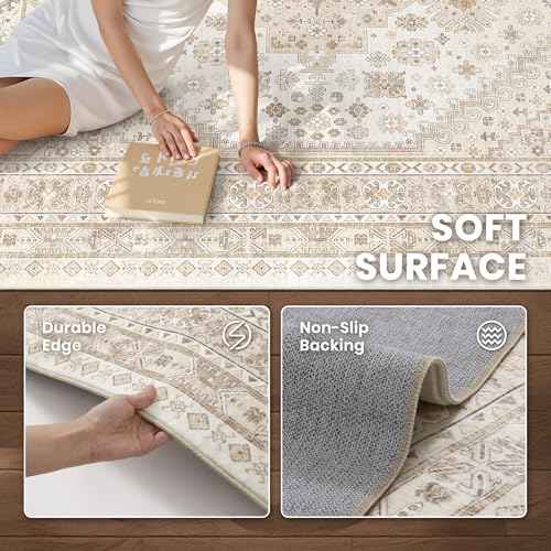 7x9 Area Rugs for Living Room (62.75 Sq Ft)