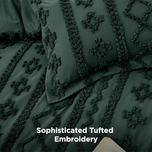 Tufted Boho Comforter Set King Size