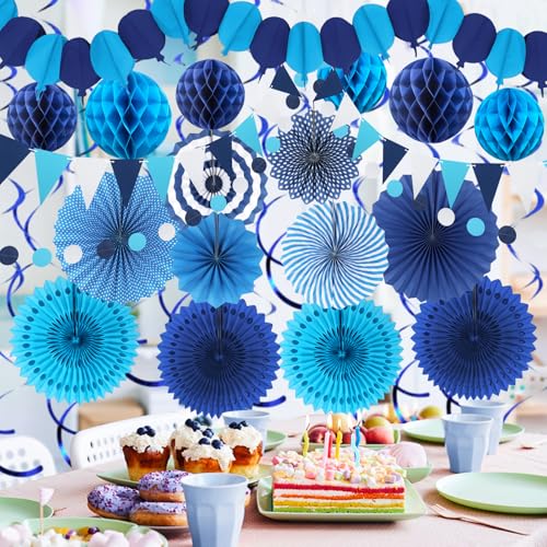 Blue Party Decorations (24 Count)