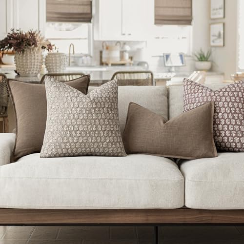 Long Floral Print Lumbar Throw Pillow Cover 14×36 Inch