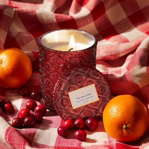 Ruby Berry Bliss Scented Candle for Home