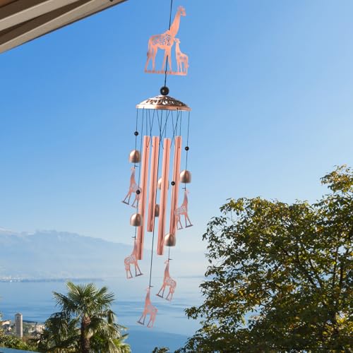 Brass Giraffe Wind Chime