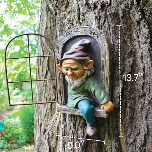 Gnome Big Tree Faces Garden Decor