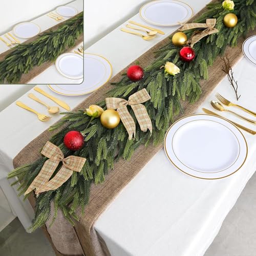 6FT Artificial Norfolk Pine Garland (6 Foot)