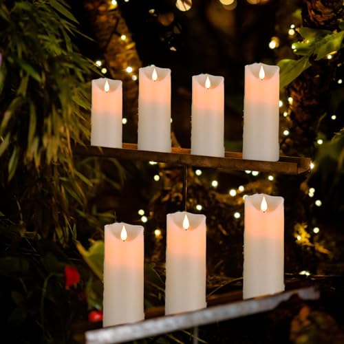 Flameless Battery Operated LED Candles 10key Remote Control 24 (5 Count)