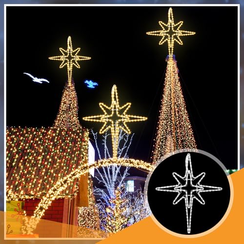 28" Christmas Bethlehem Star Outdoor Light Decor
