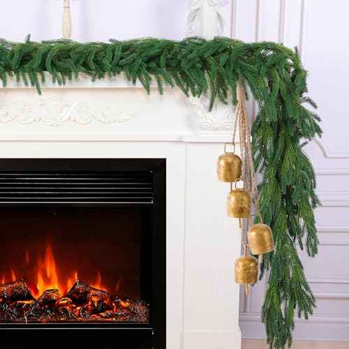 4 Pcs 6 Ft Artificial Norfolk Pine Garlands (24 Foot)