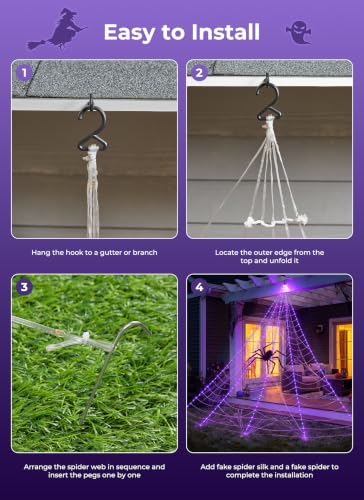 Halloween Decorations Outdoor (Purple)