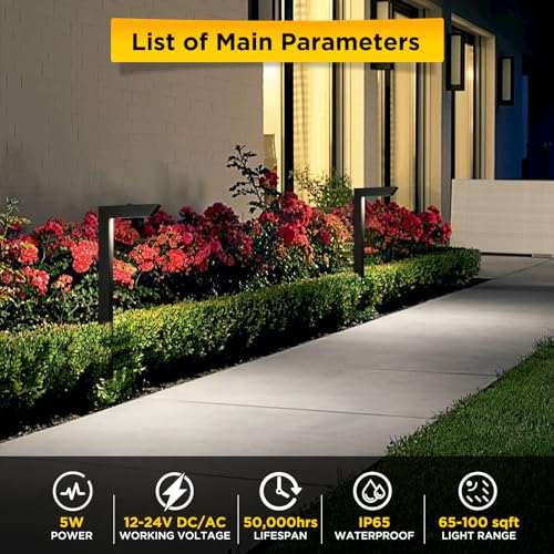 3CCT LED Low Voltage Landscape Pathway Light (4 Count)
