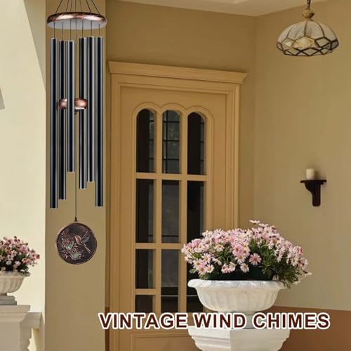 Large 48" Hummingbird Wind Chimes