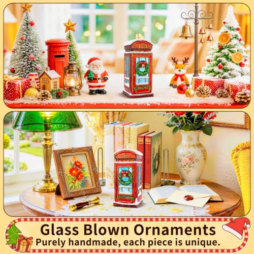 Telephone Booth Christmas Tree Ornaments