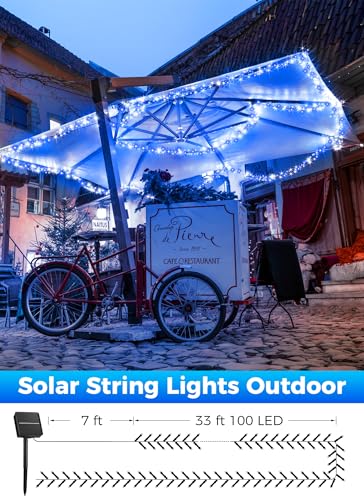 Solar Christmas Lights Outdoor Waterproof (80 Foot)