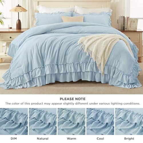 Ruffle Oversized Queen Comforter Set
