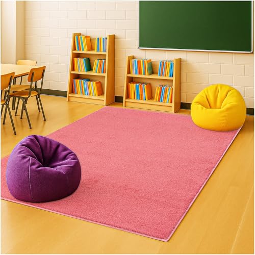 Soft & Colorful 8' x 8' Kids Classroom Area Rug