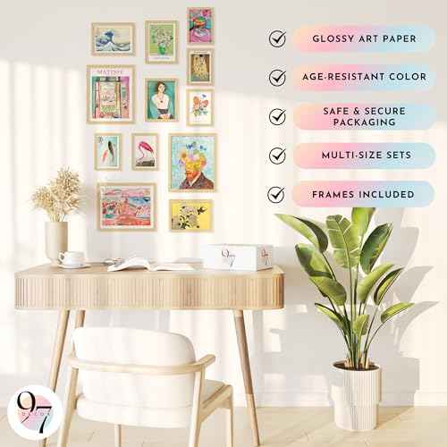 Eclectic Maximalist Wall Art (16 Count)