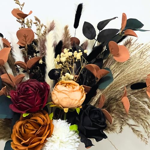 Fall Dried & Artificial Floral Centerpieces For Tables (100 Count)