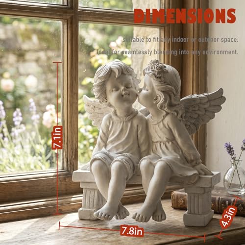 Kissing Angel Statue