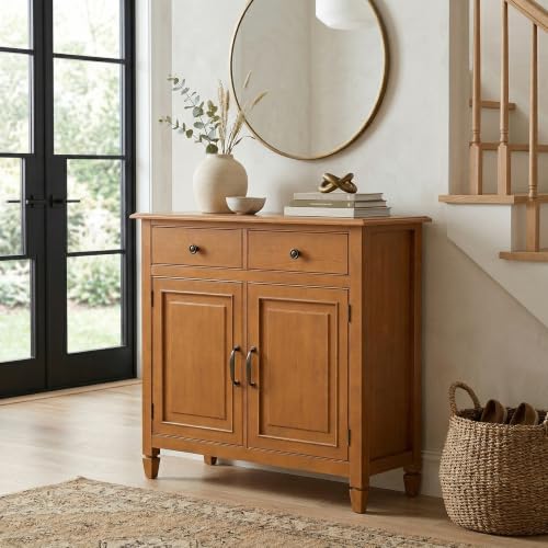 Connaught 40" Solid Wood Cabinet in Light Golden Brown