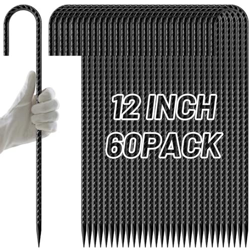 Rebar Stakes 12 Inch J Hook (60 Count)