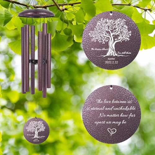Personalized Wind Chimes for Loss of Mother