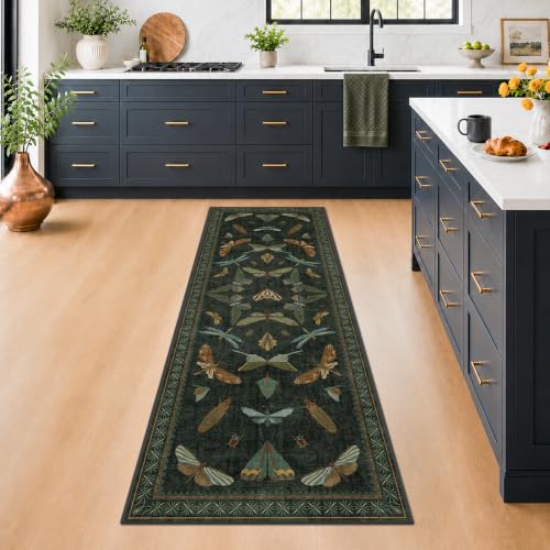 Washable Insect 2x6 Runner Rug for Hallway (12 Sq Ft)