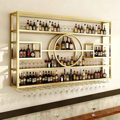 63in Large Wall Mounted Wine Rack