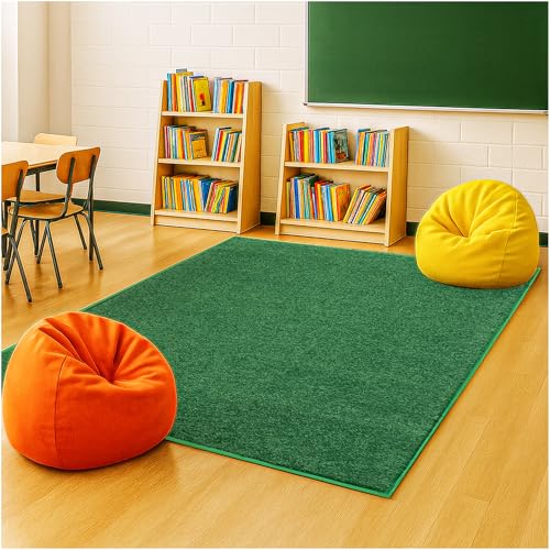 Soft & Colorful 5' x 5' Kids Classroom Area Rug