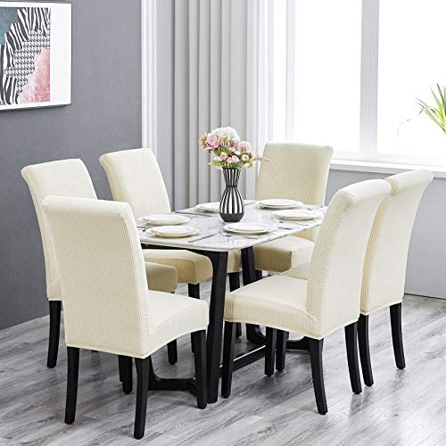 Stretch Chair Covers for Dining Room Set of 8