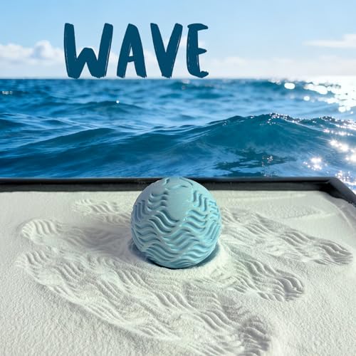 Japanese Zen Garden Kit for Desk with 3 Sand Spheres