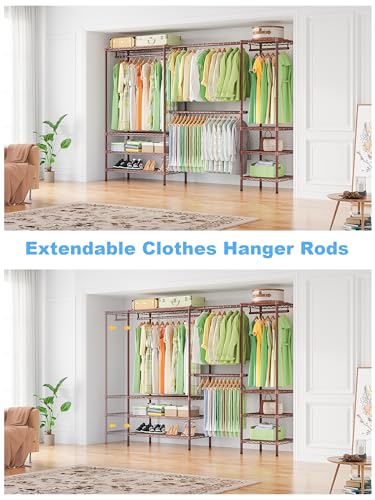 E11 Heavy Duty Closet Garment Rack