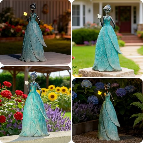 Solar Fairy Statue Collection Home Decoration 12.9 in