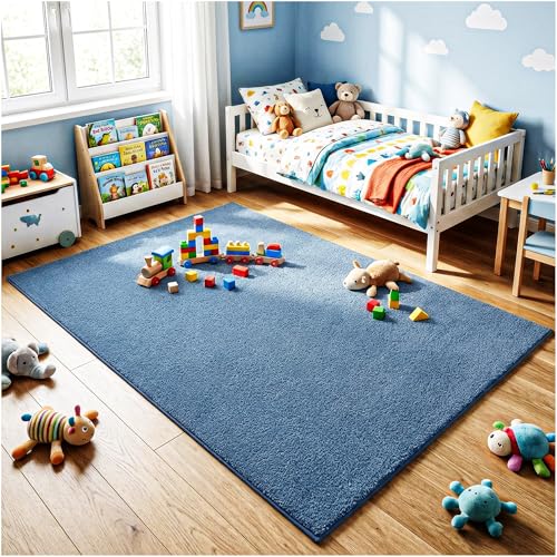 Soft & Colorful 6' x 8' Kids Classroom Area Rug