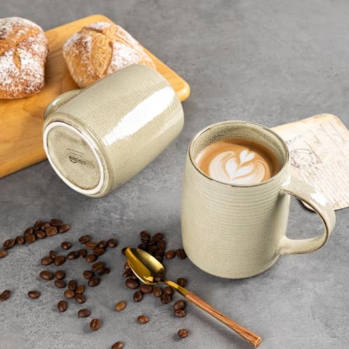 Large Coffee Mugs Set of 4 (4 Count)