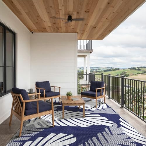 Outdoor Rug Waterproof Plastic Rugs for Patio (108 Sq Ft)
