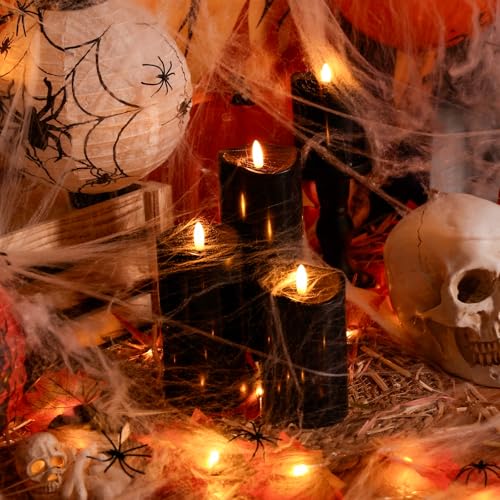 Outdoor Flameless Candles with Remote Timer (3 Count)