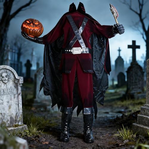 Animatronic Halloween Decorations Headless Warrior 6.2ft