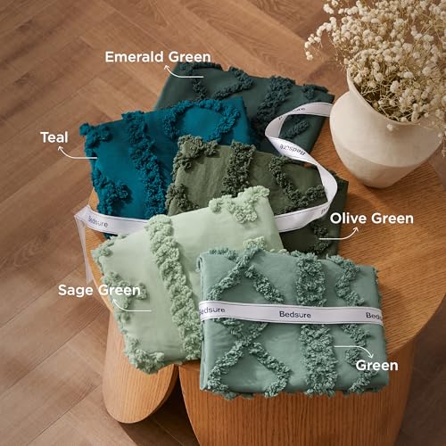 Tufted Boho Comforter Set Oversized King