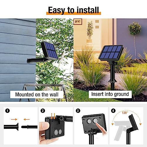 2 Pack Solar String Lights Outdoor (2 Count)