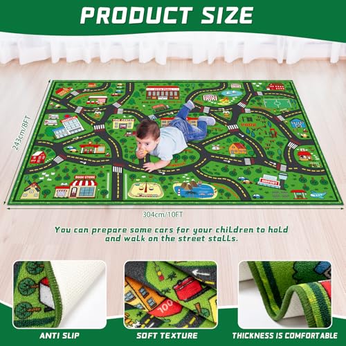 Kids Playmat Rug 8x10 ft