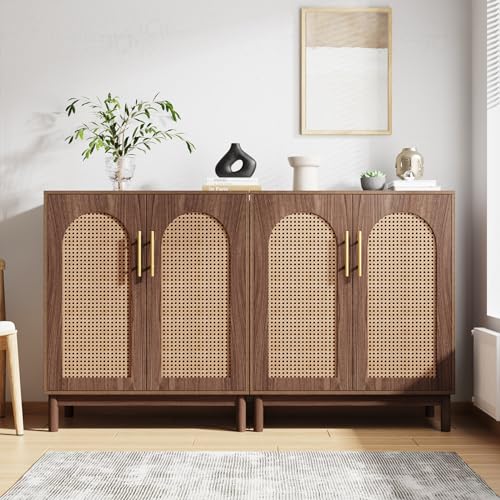 Set of 2 Rattan Sideboard (2 Count)